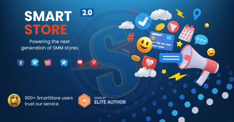 SmartStore v2.0 – SMM Mağaza Yazılımı.