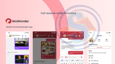 WoWonder iOS Messenger v5.0 - WoWonder Sistemlerine Özel Mobil Uygulama.